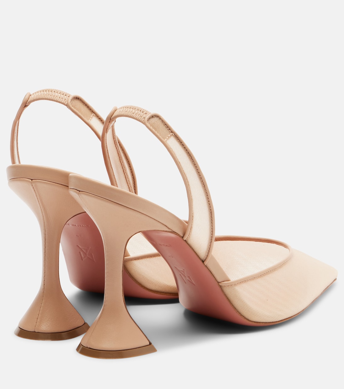 Holli mesh slingback pumps | Amina Muaddi