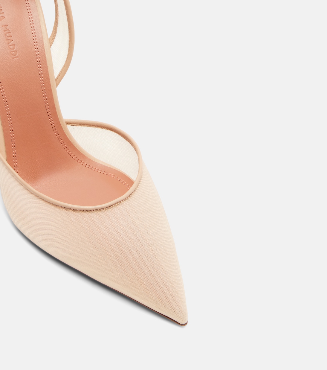 Holli mesh slingback pumps | Amina Muaddi