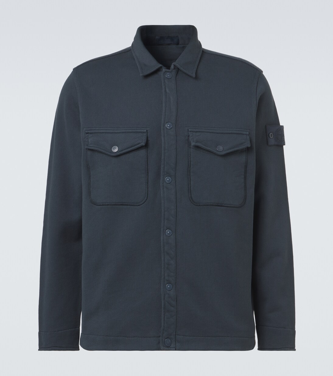 Cotton fleece shirt | Stone Island