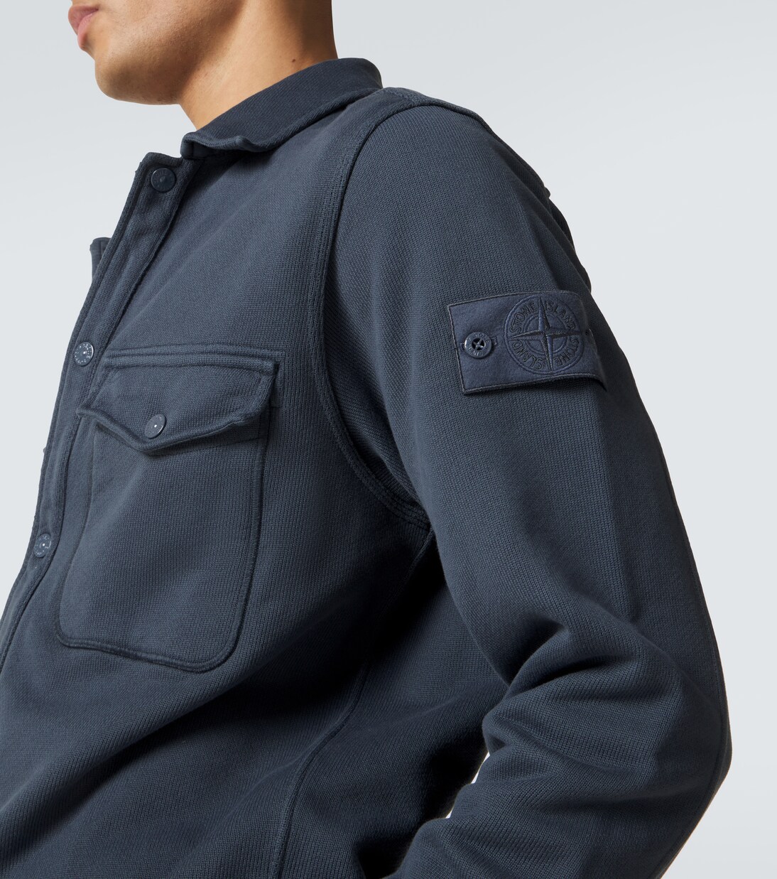 Cotton fleece shirt | Stone Island