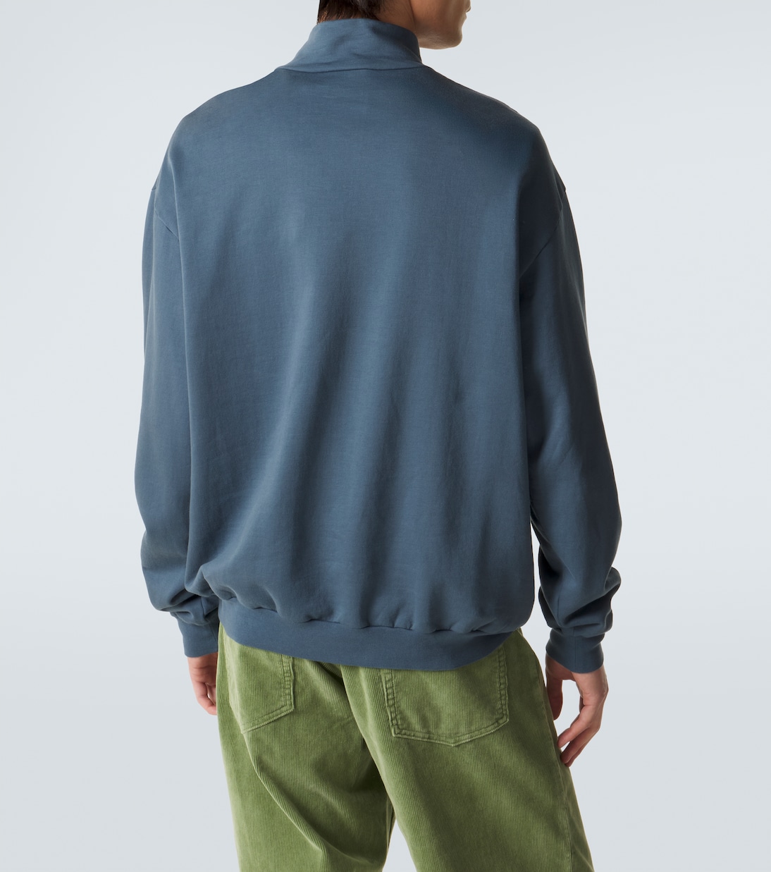 Cotton half-zip sweatshirt | Auralee