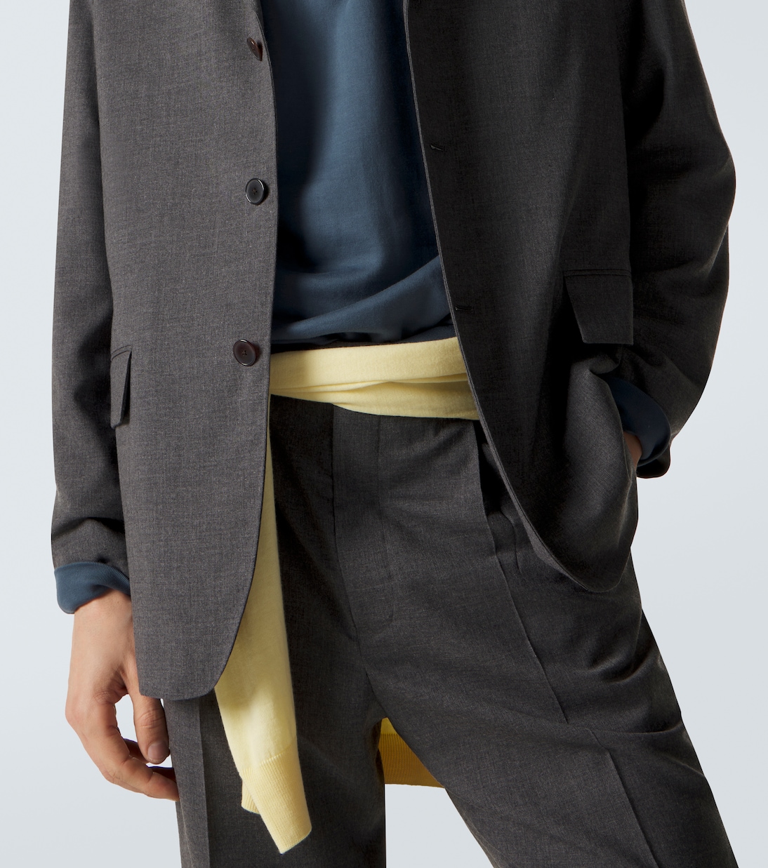 Cotton half-zip sweatshirt | Auralee