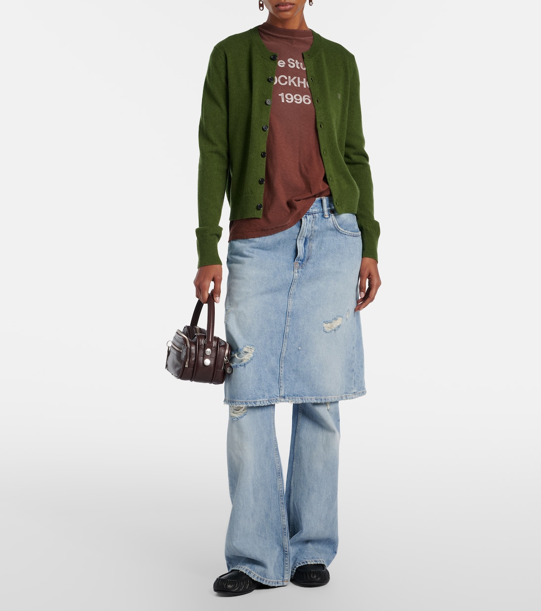 Cardigan aus Wolle und Yakwolle | Acne Studios