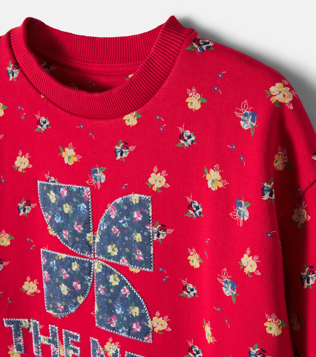 Amapola cotton sweatshirt and shorts set | The New Society