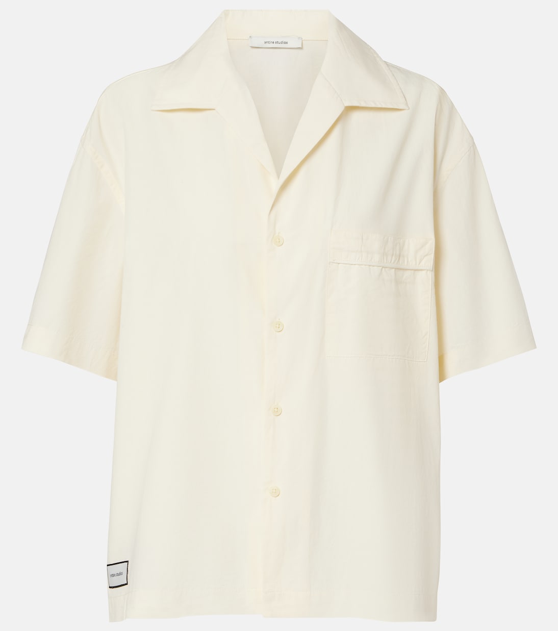 Cotton pajama shirt | Entire Studios