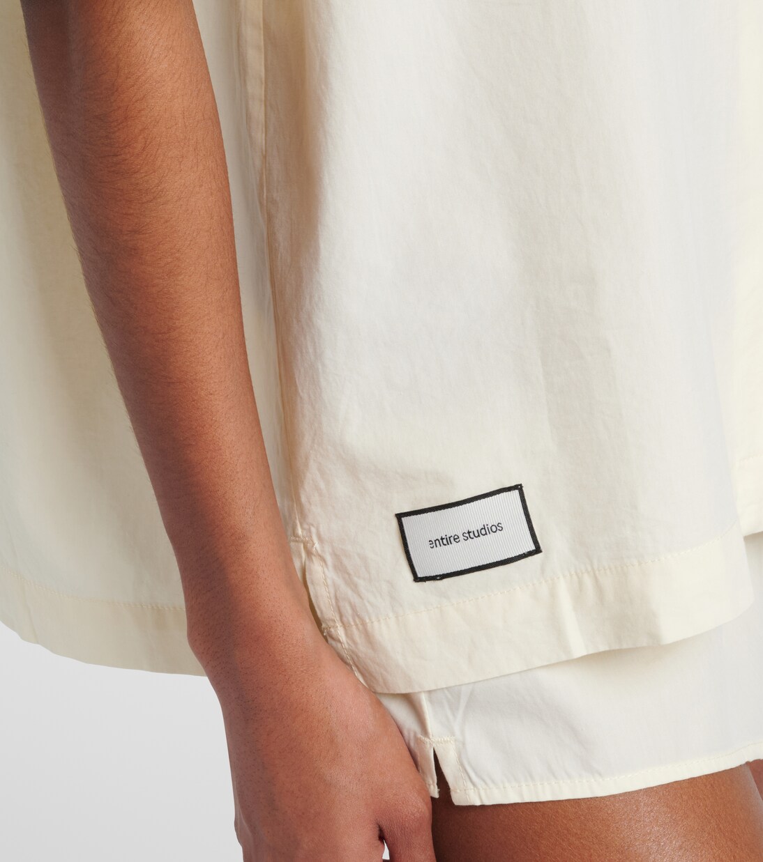 Cotton pajama shirt | Entire Studios