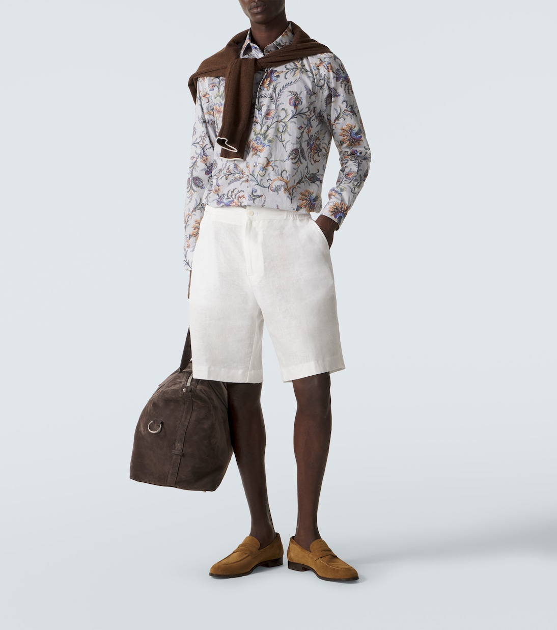Linen Bermuda shorts | Etro