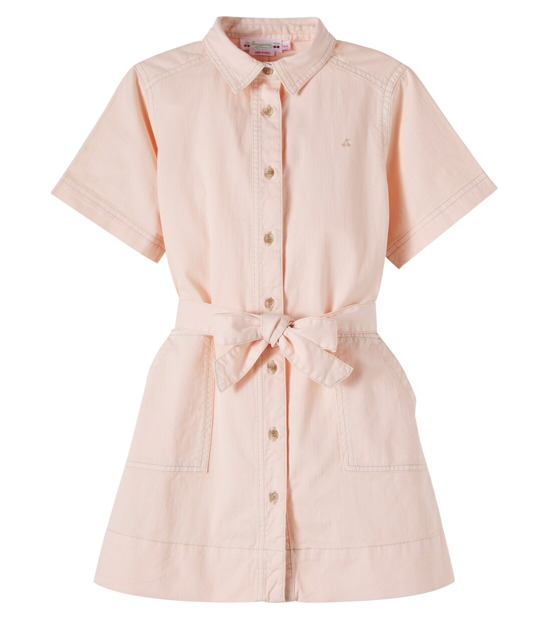 Lauriane belted denim dress | Bonpoint