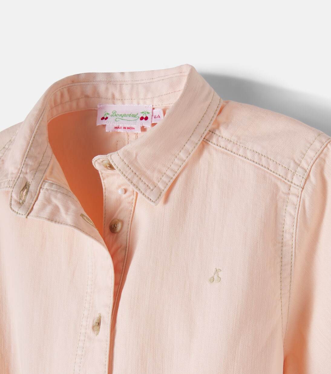 Lauriane belted denim dress | Bonpoint