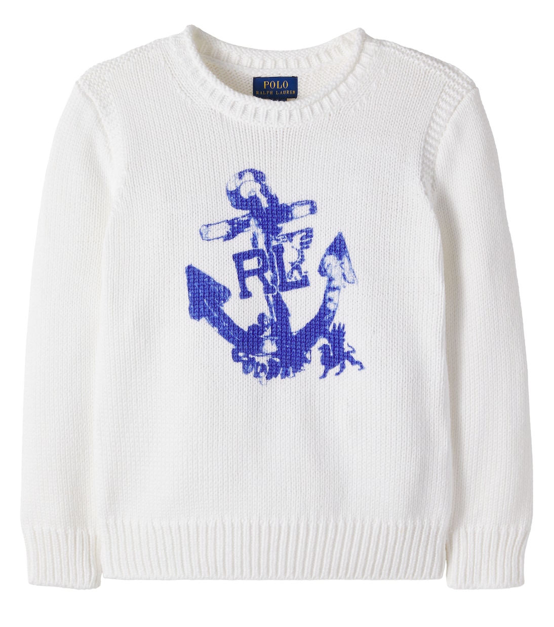 Printed cotton sweater | Polo Ralph Lauren Kids