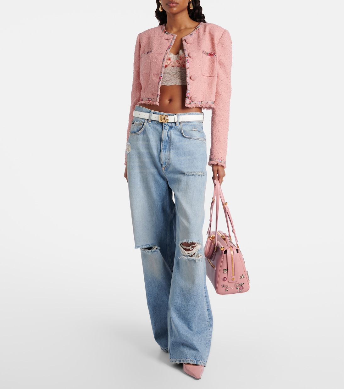 Shopper Vittoria Large in pelle  | Dolce&Gabbana