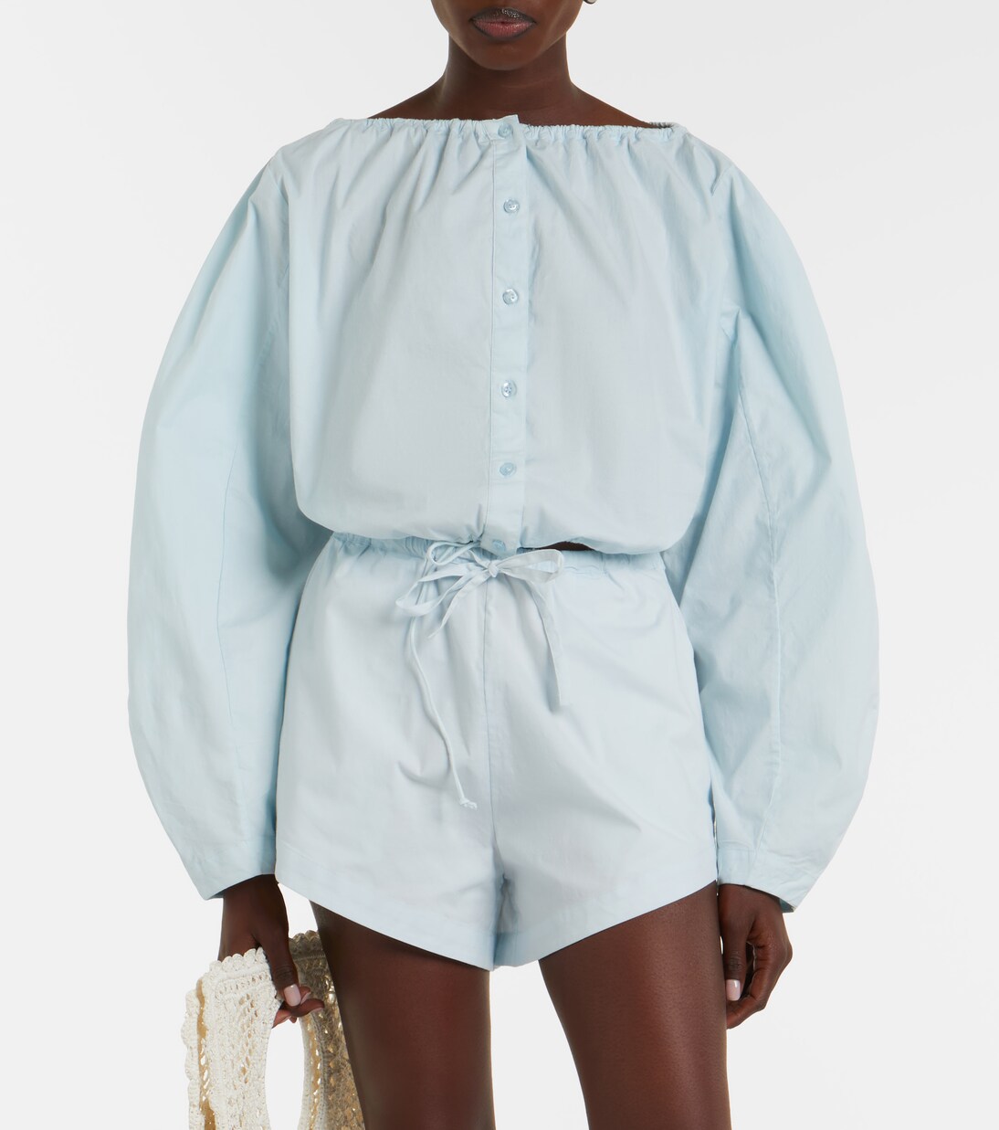 Bluse aus einem Baumwollgemisch | Rotate