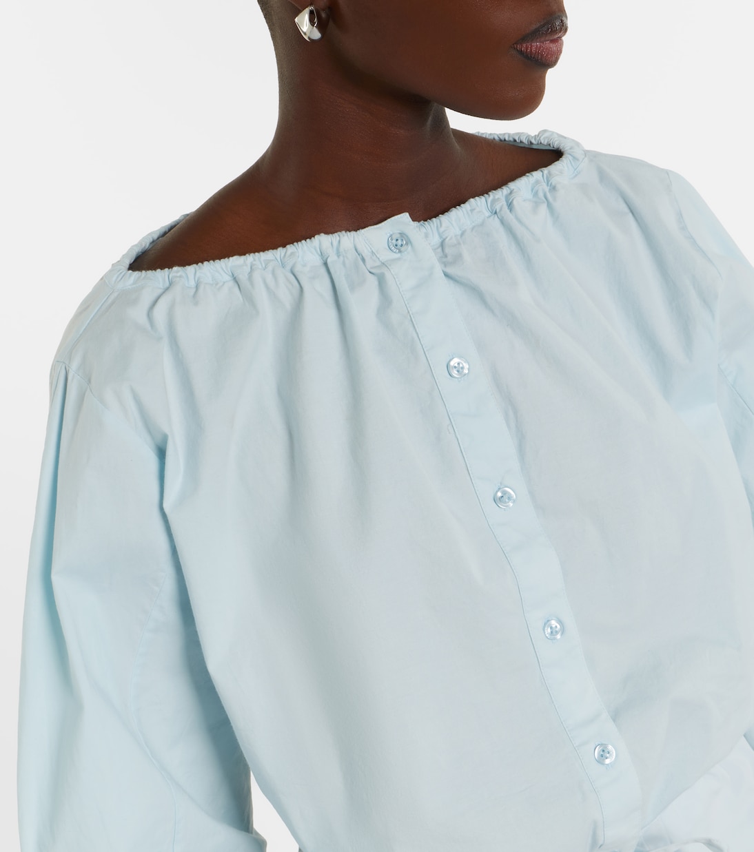 Bluse aus einem Baumwollgemisch | Rotate