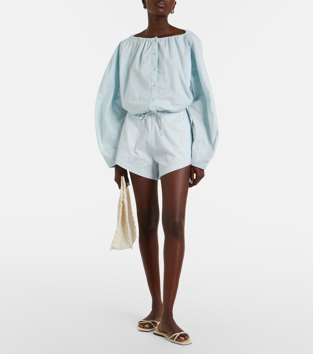 Bluse aus einem Baumwollgemisch | Rotate