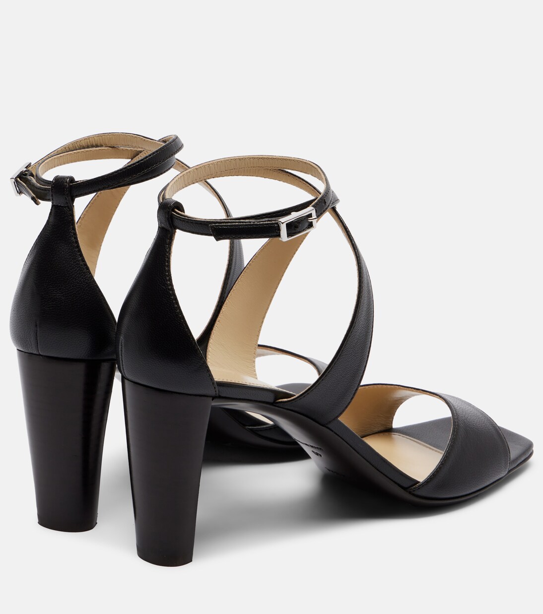 Cross leather sandals | Lemaire