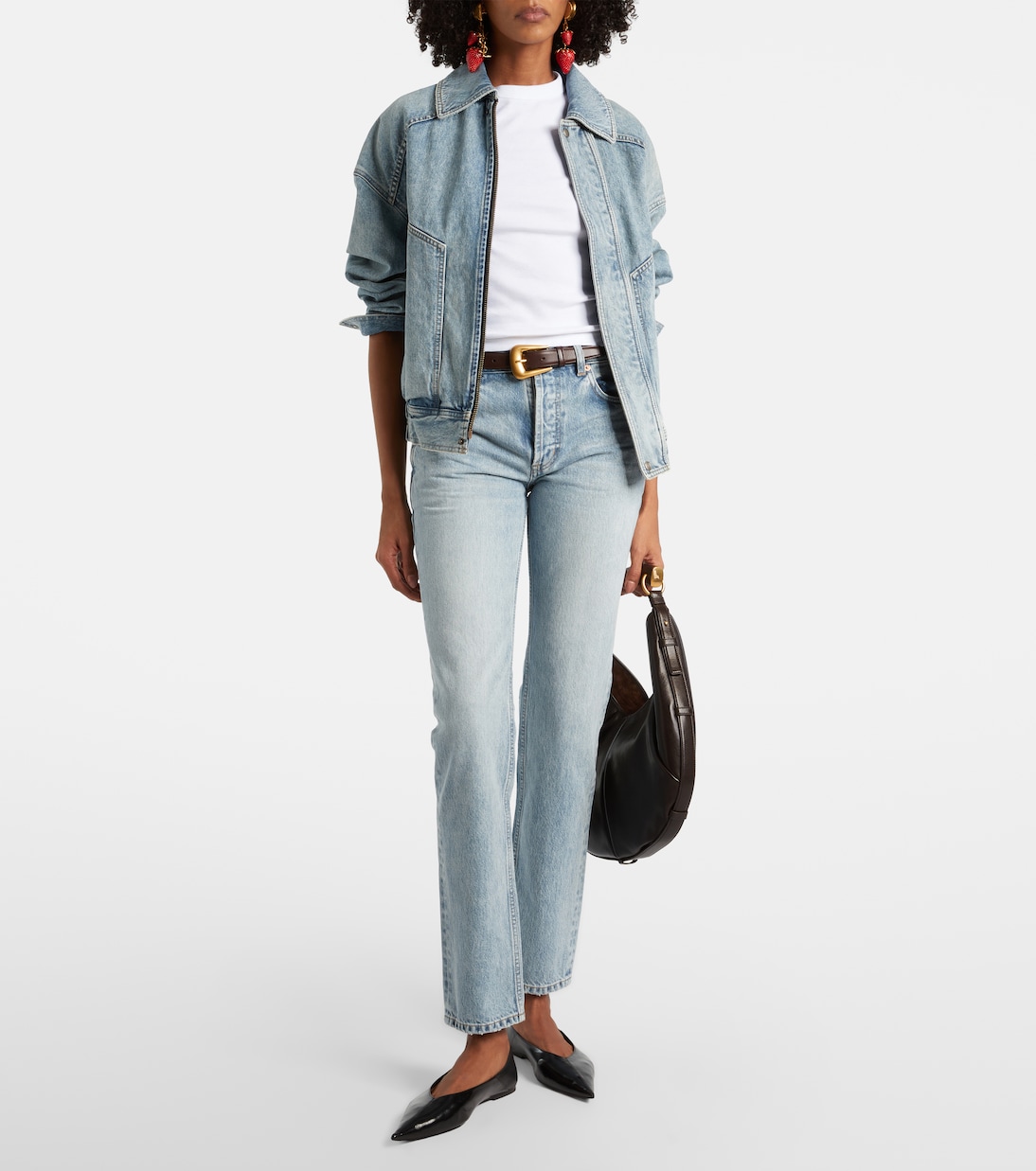 T-shirt Cassandre en jersey de coton | Saint Laurent