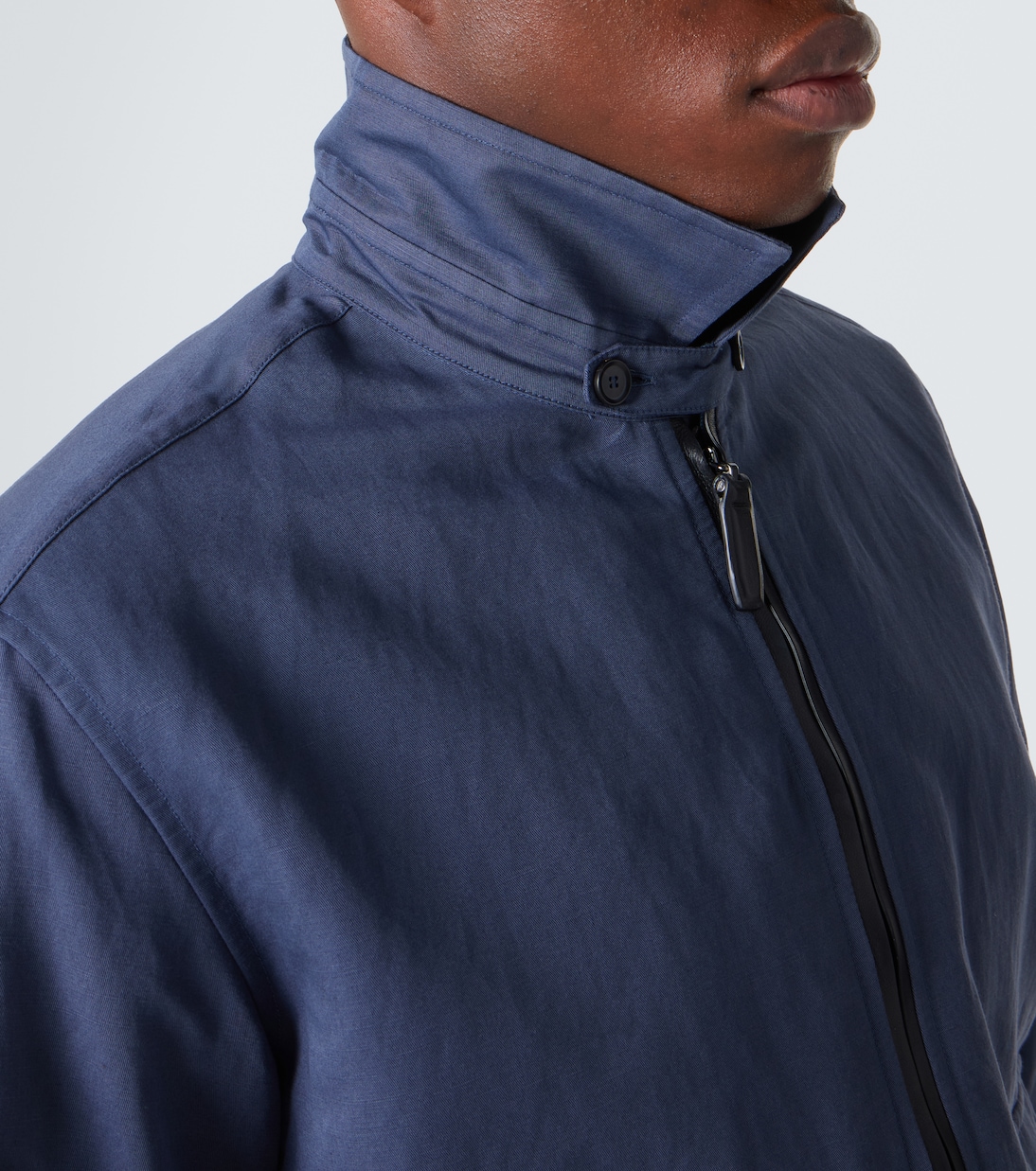 Linen and cotton blouson jacket | Brioni