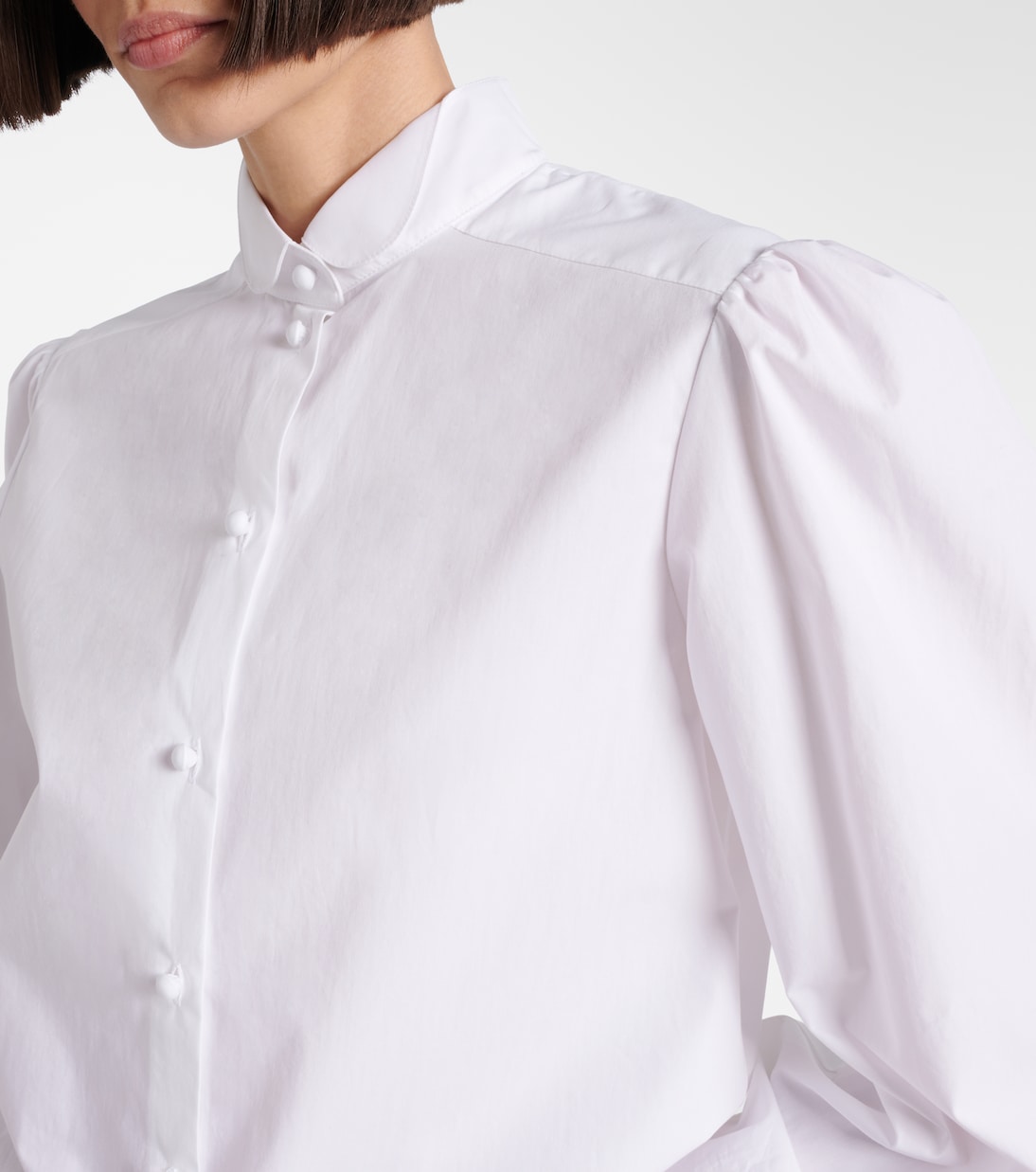 Blusa in popeline di cotone con ricamo | Valentino