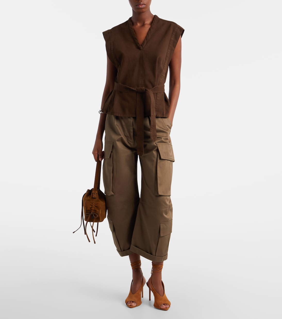 Slingback-Pumps Lais aus Veloursleder | Aquazzura