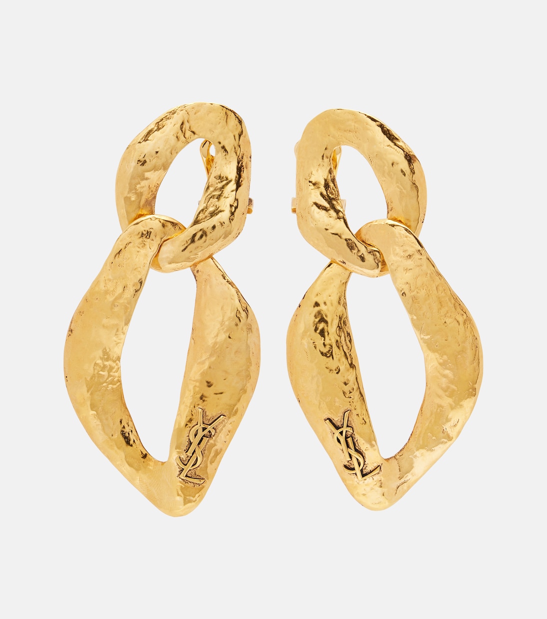 Cassandre clip-on earrings | Saint Laurent