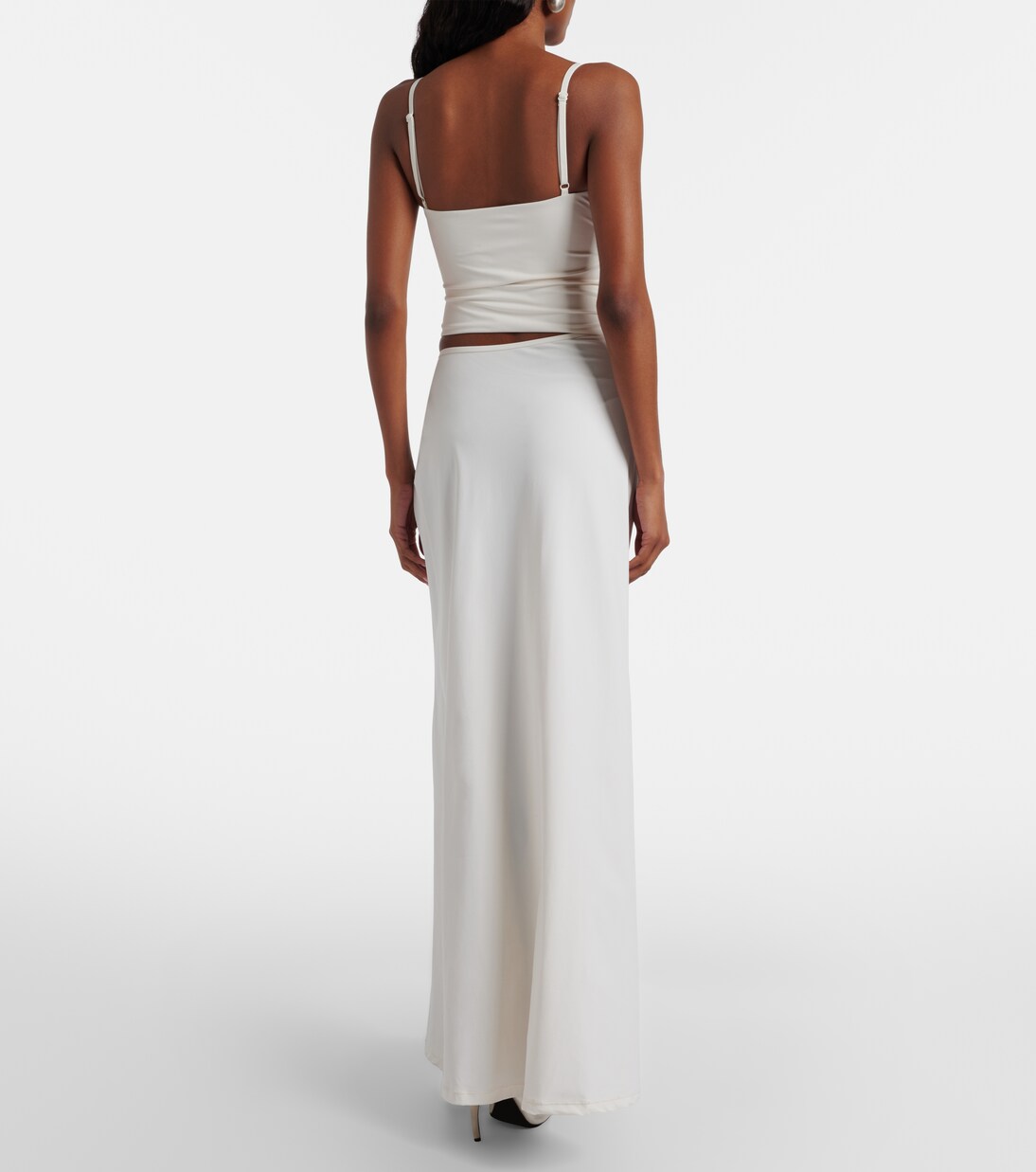 Mineral Stone cutout jersey maxi dress | Christopher Esber