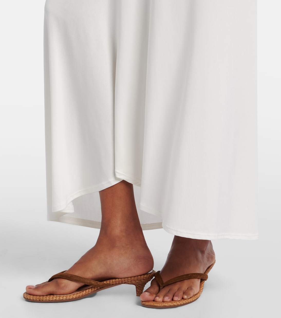 Skyla ruched jersey maxi skirt | Jade Swim