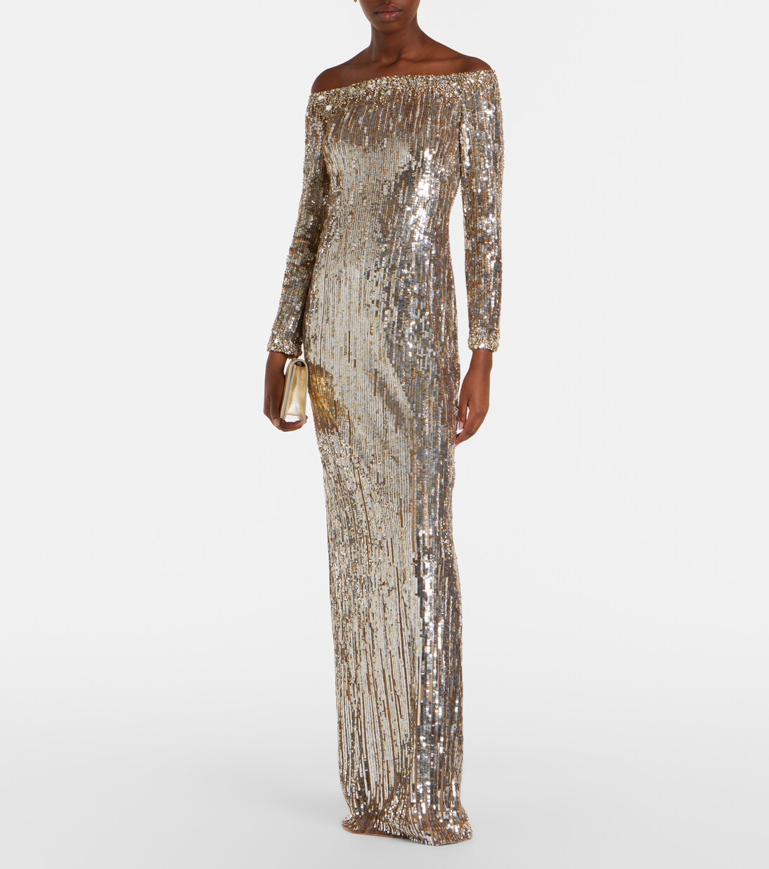Robe Marnie à sequins | Jenny Packham