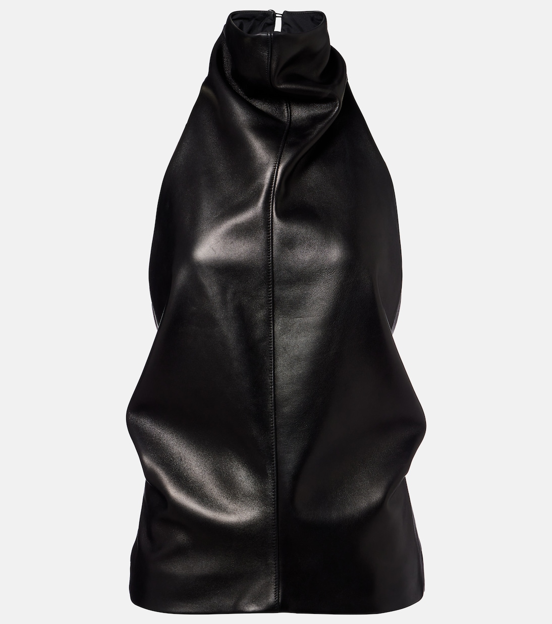 Rone halterneck leather top | Khaite