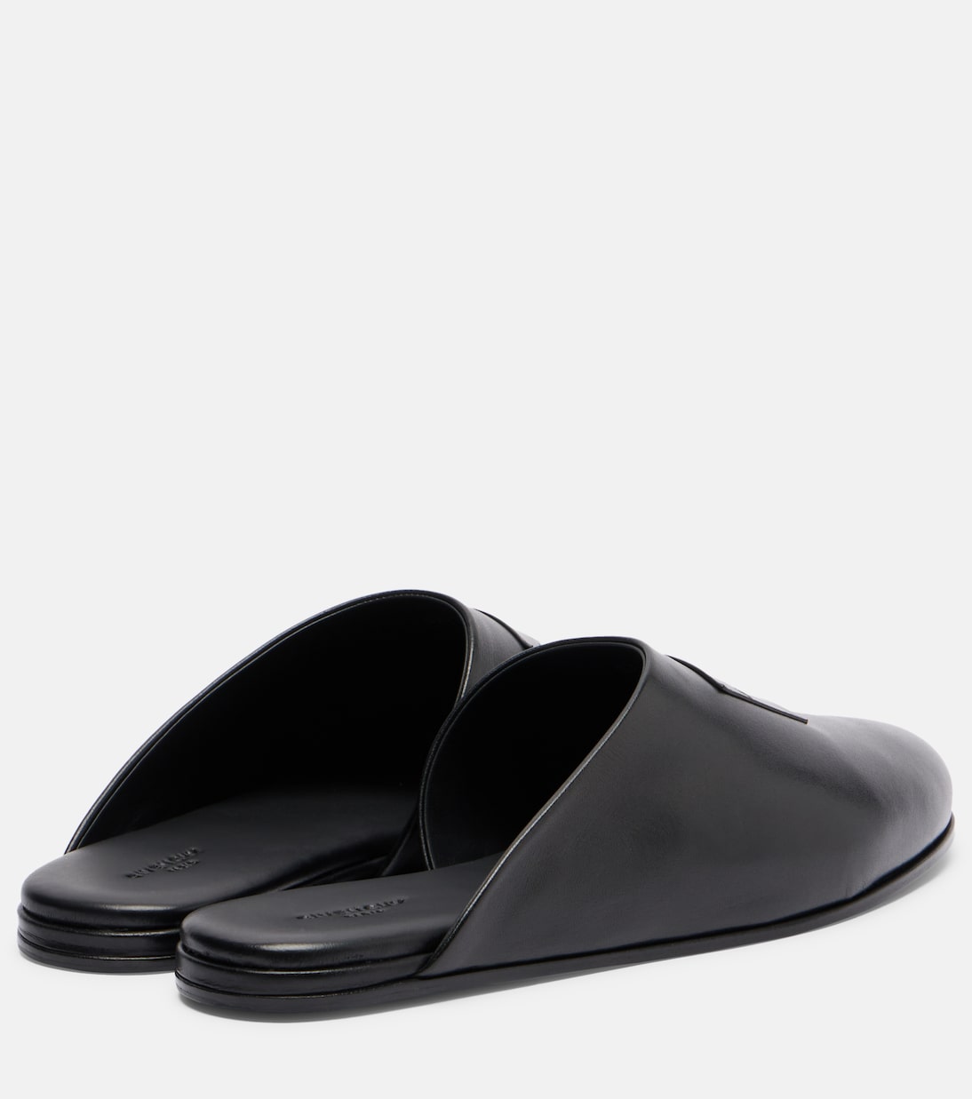 Label leather mules | Givenchy