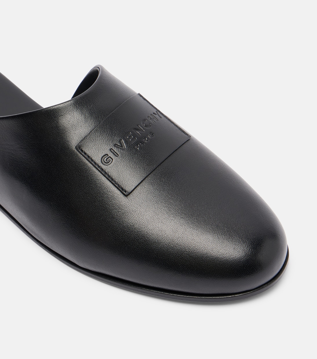 Label leather mules | Givenchy