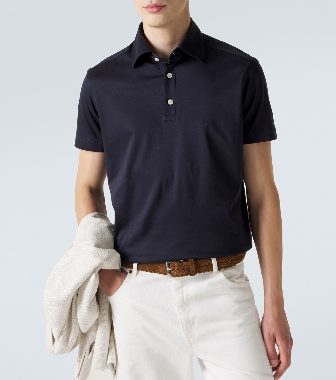 Cotton polo shirt | Kiton