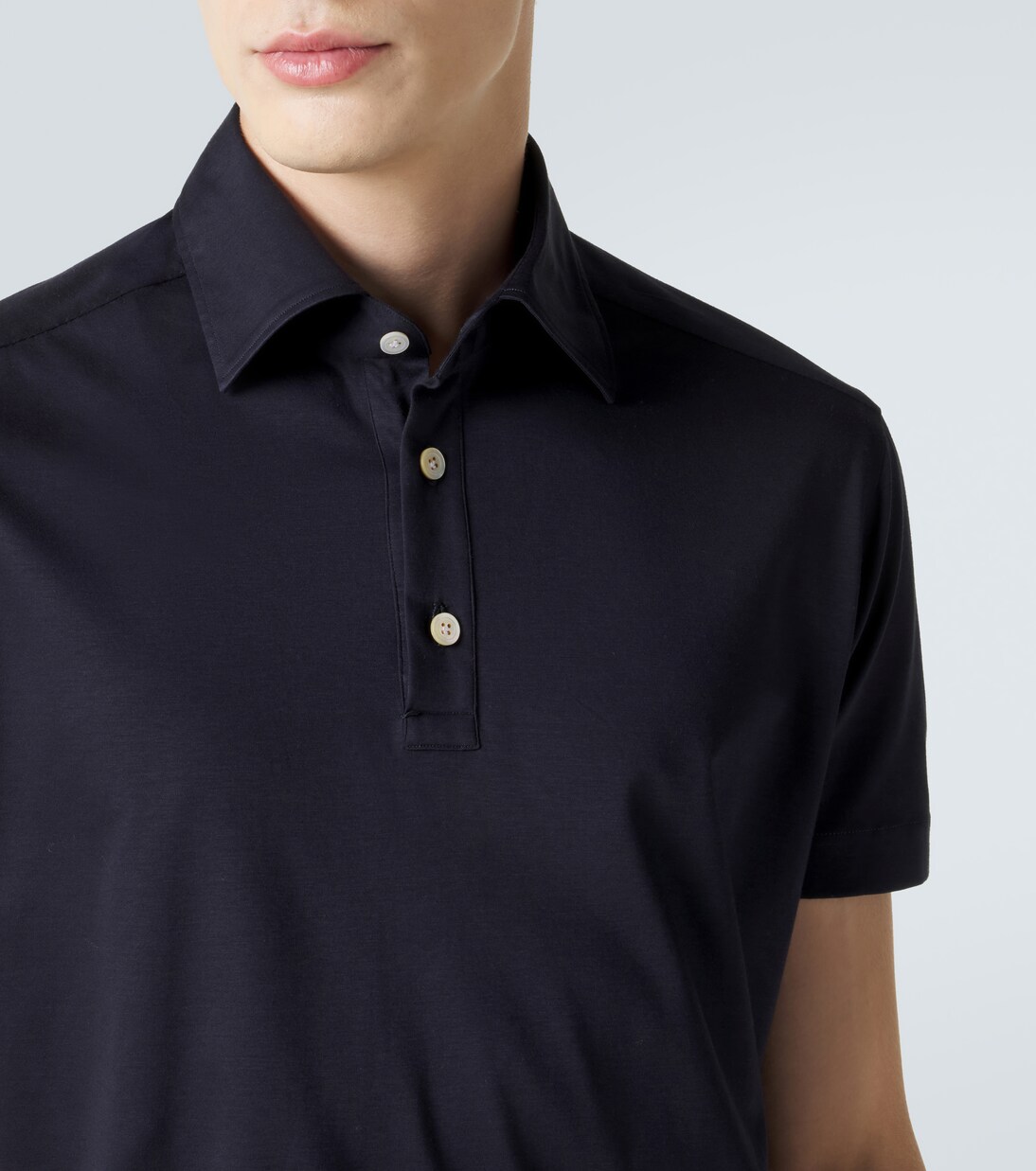Cotton polo shirt | Kiton