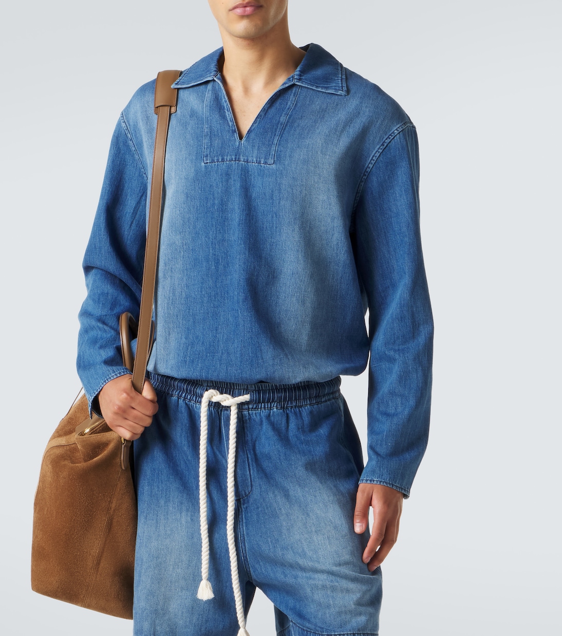 Denim overshirt | Commas