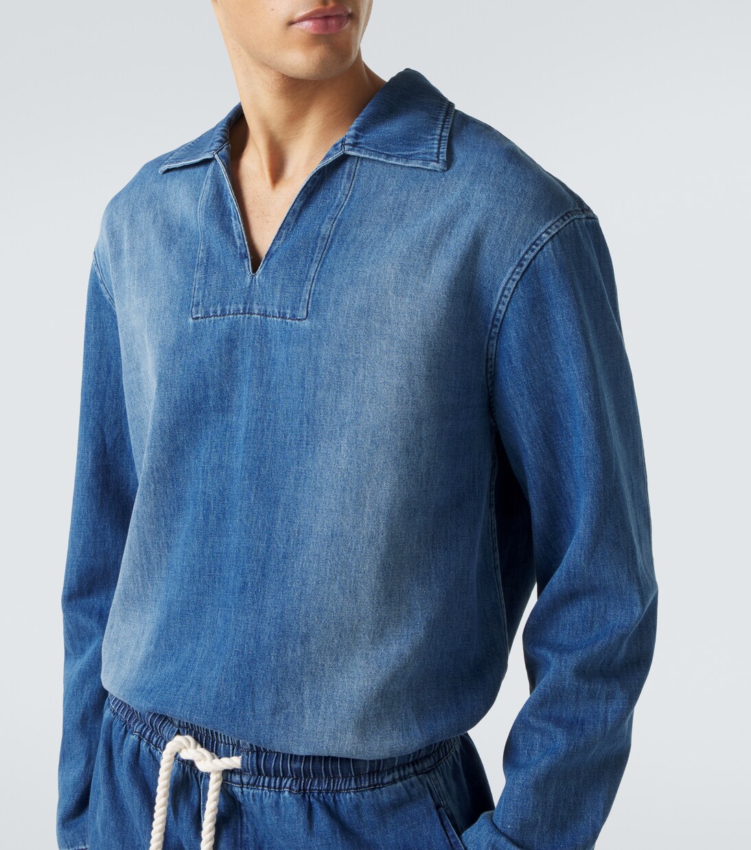 Denim overshirt | Commas