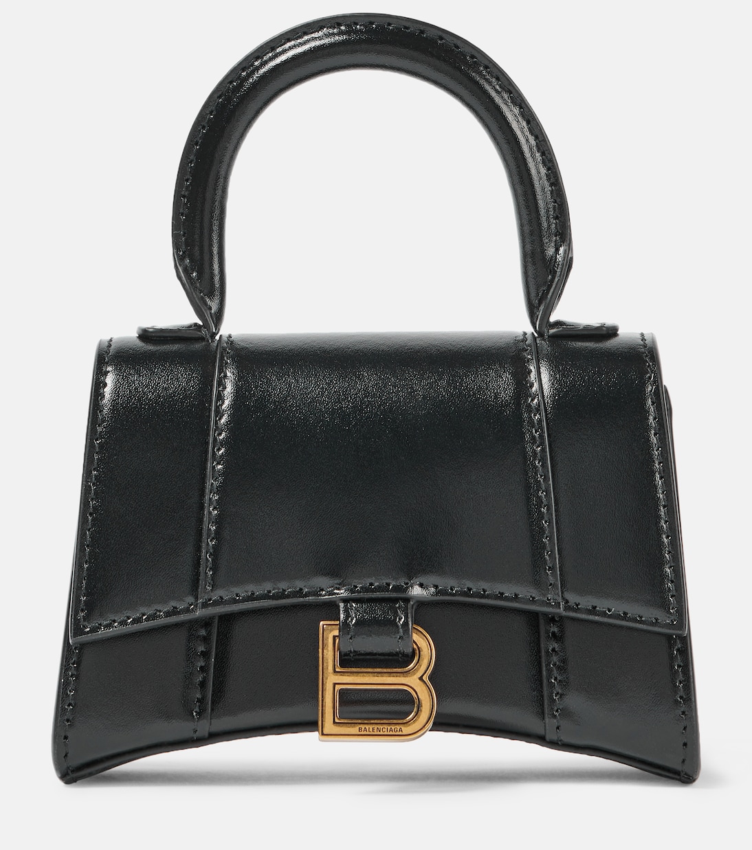 Hourglass Mini leather crossbody bag | Balenciaga