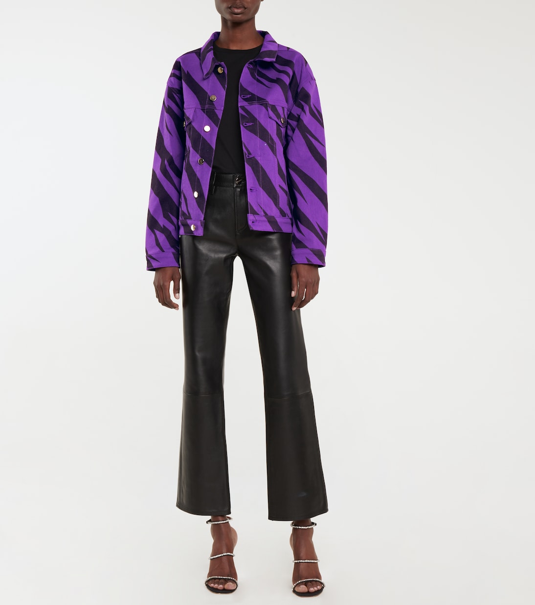 Bedruckte Jeansjacke | Alexandre Vauthier