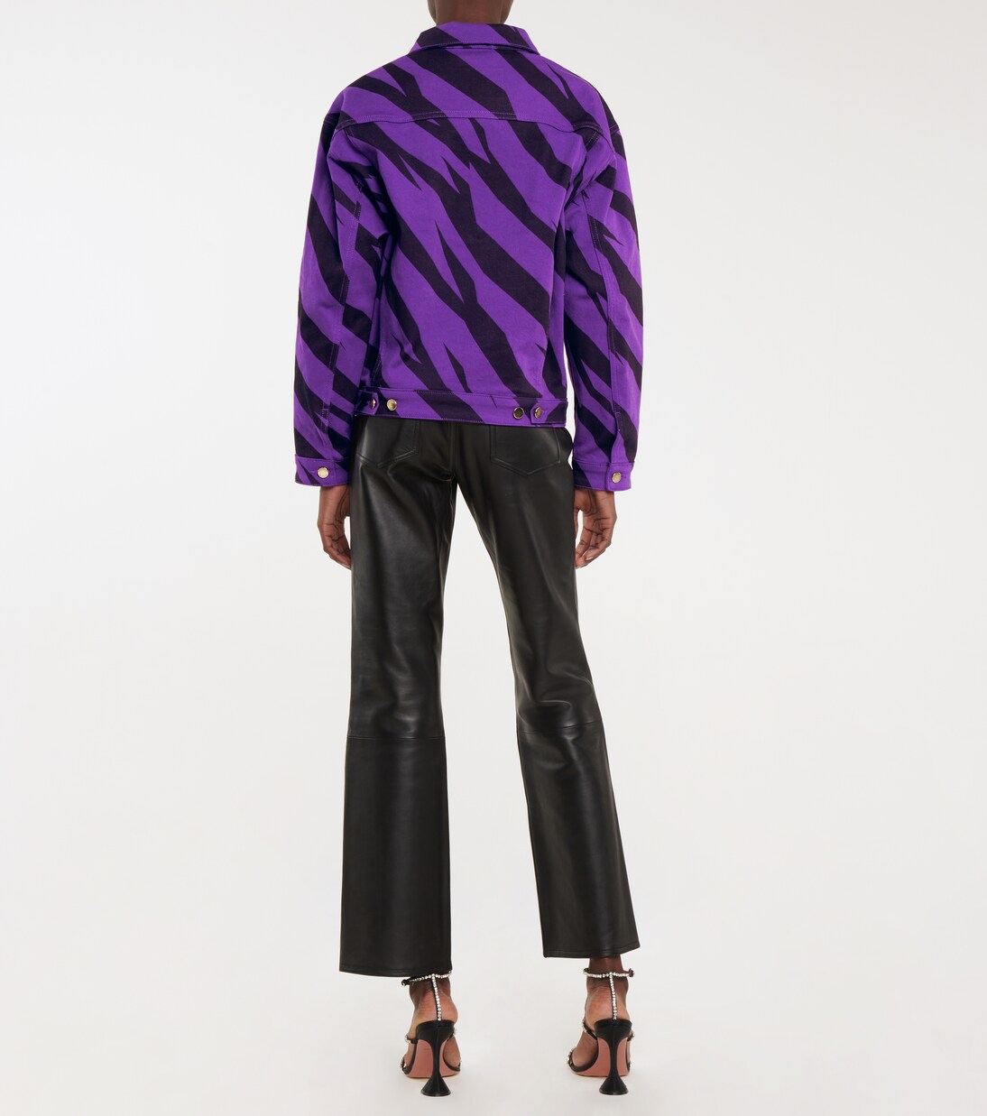 Bedruckte Jeansjacke | Alexandre Vauthier