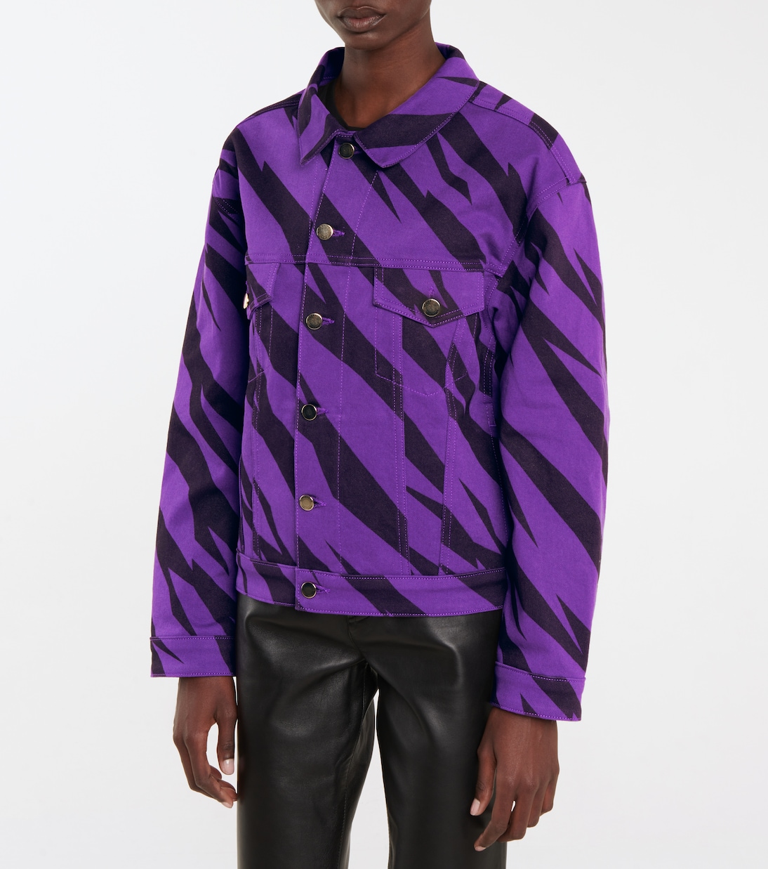 Bedruckte Jeansjacke | Alexandre Vauthier