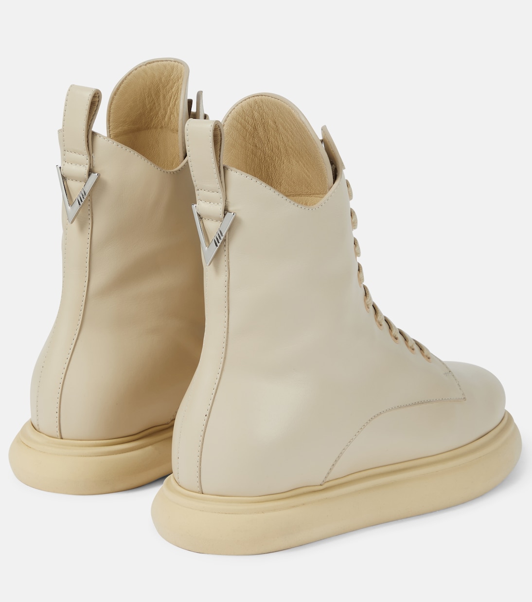 Selene leather combat boots | The Attico