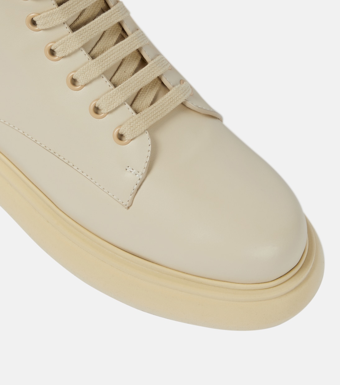 Selene leather combat boots | The Attico