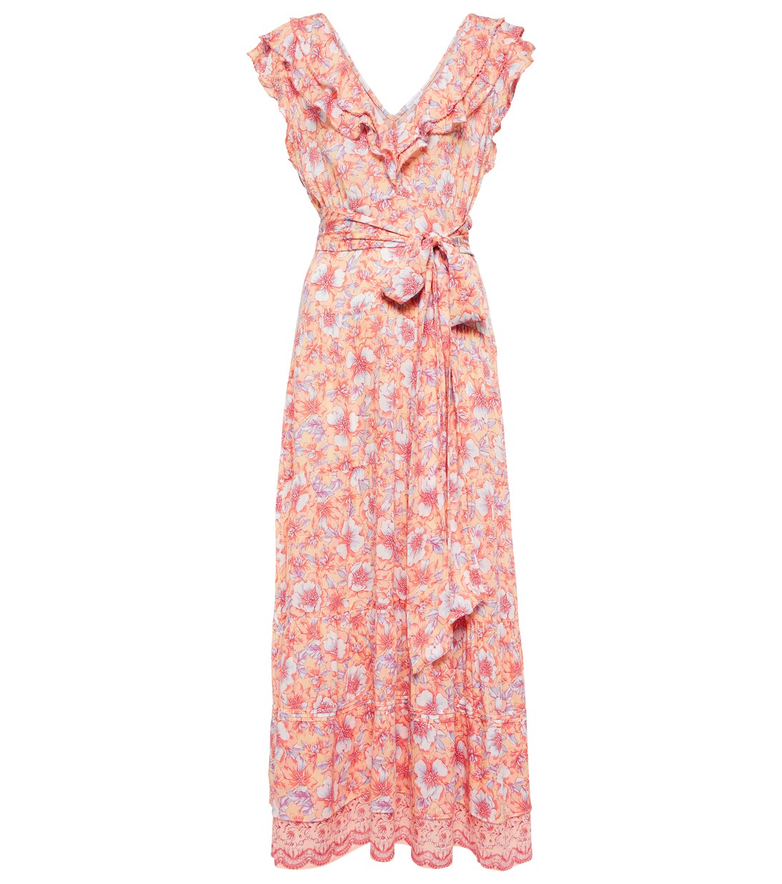 Abito lungo Della con stampa floreale | Poupette St Barth