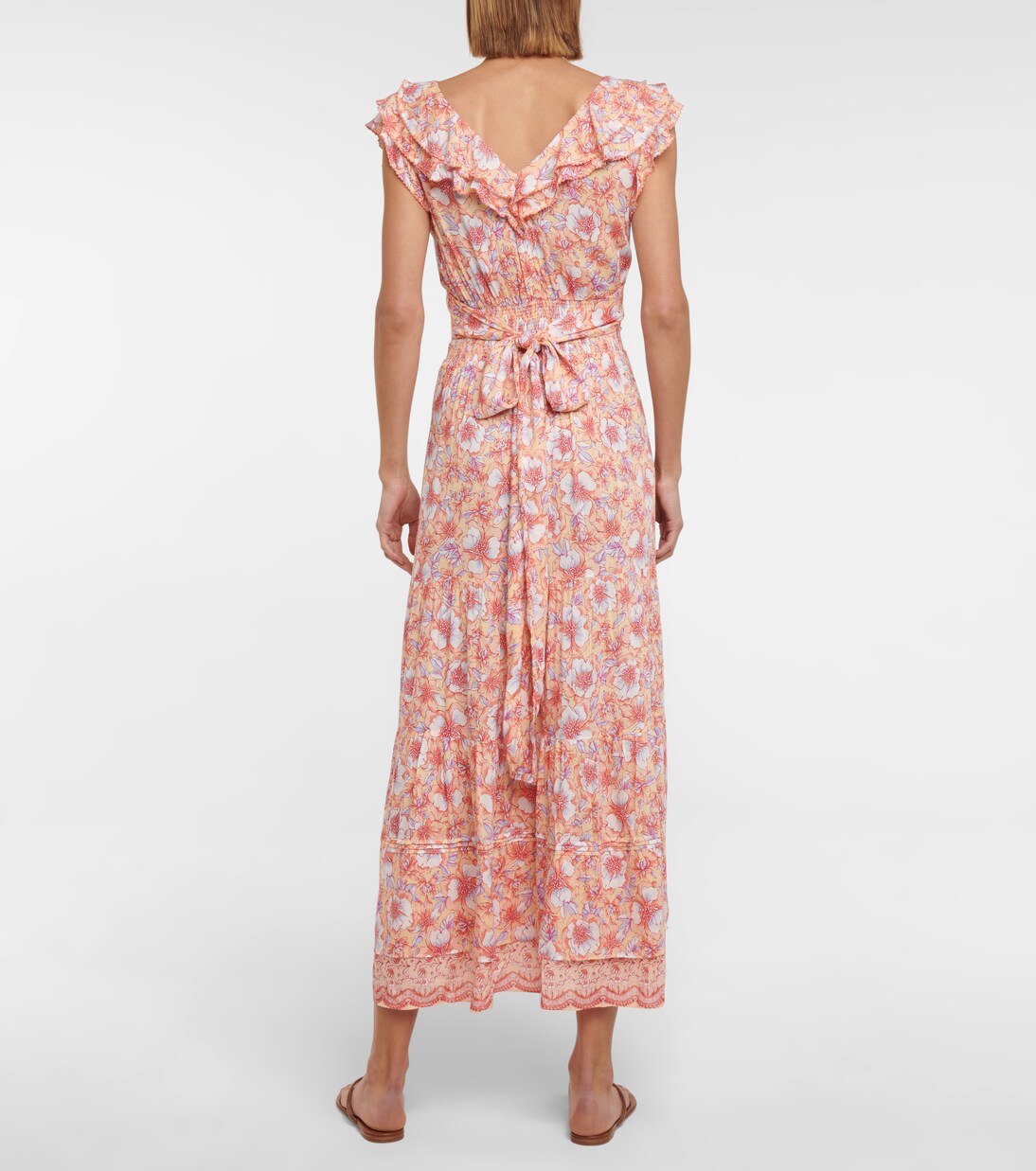 Abito lungo Della con stampa floreale | Poupette St Barth