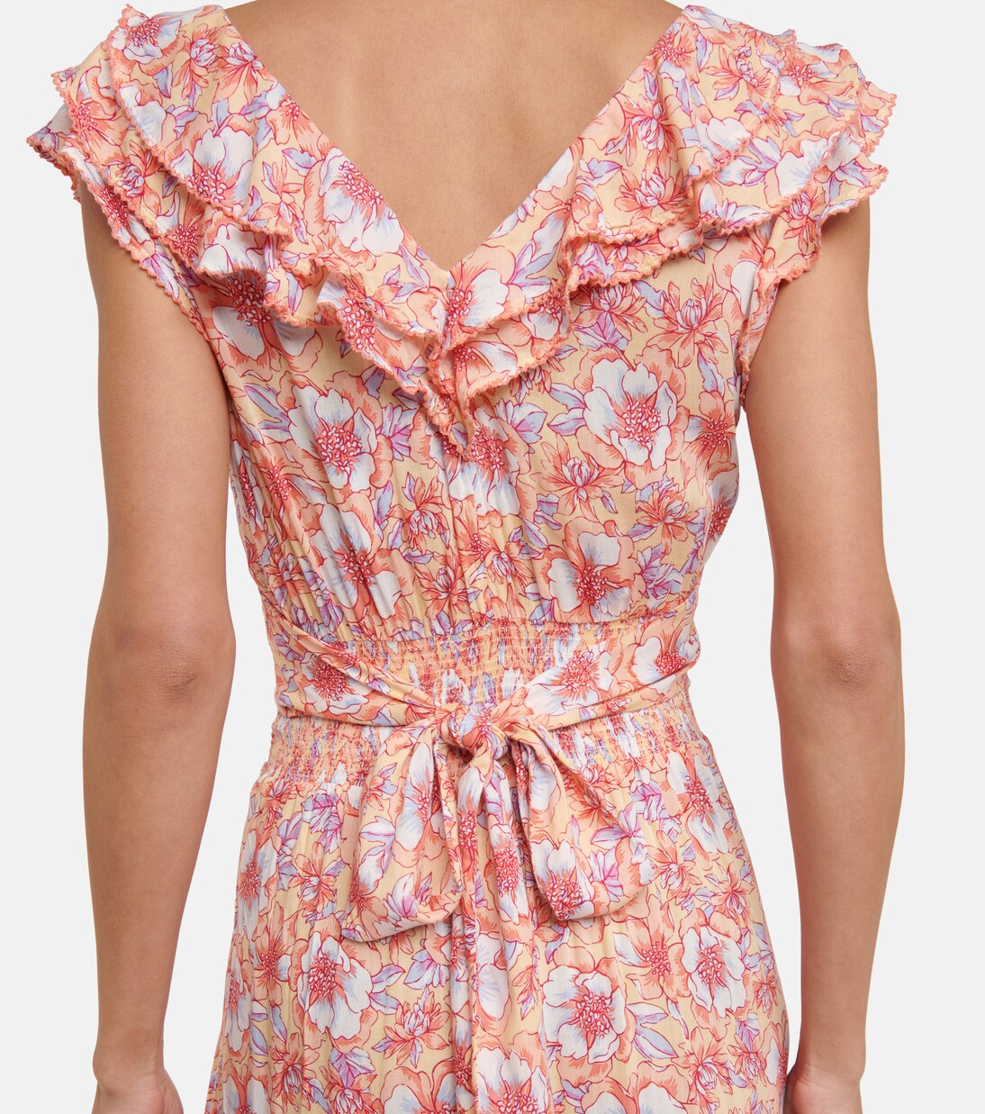 Abito lungo Della con stampa floreale | Poupette St Barth