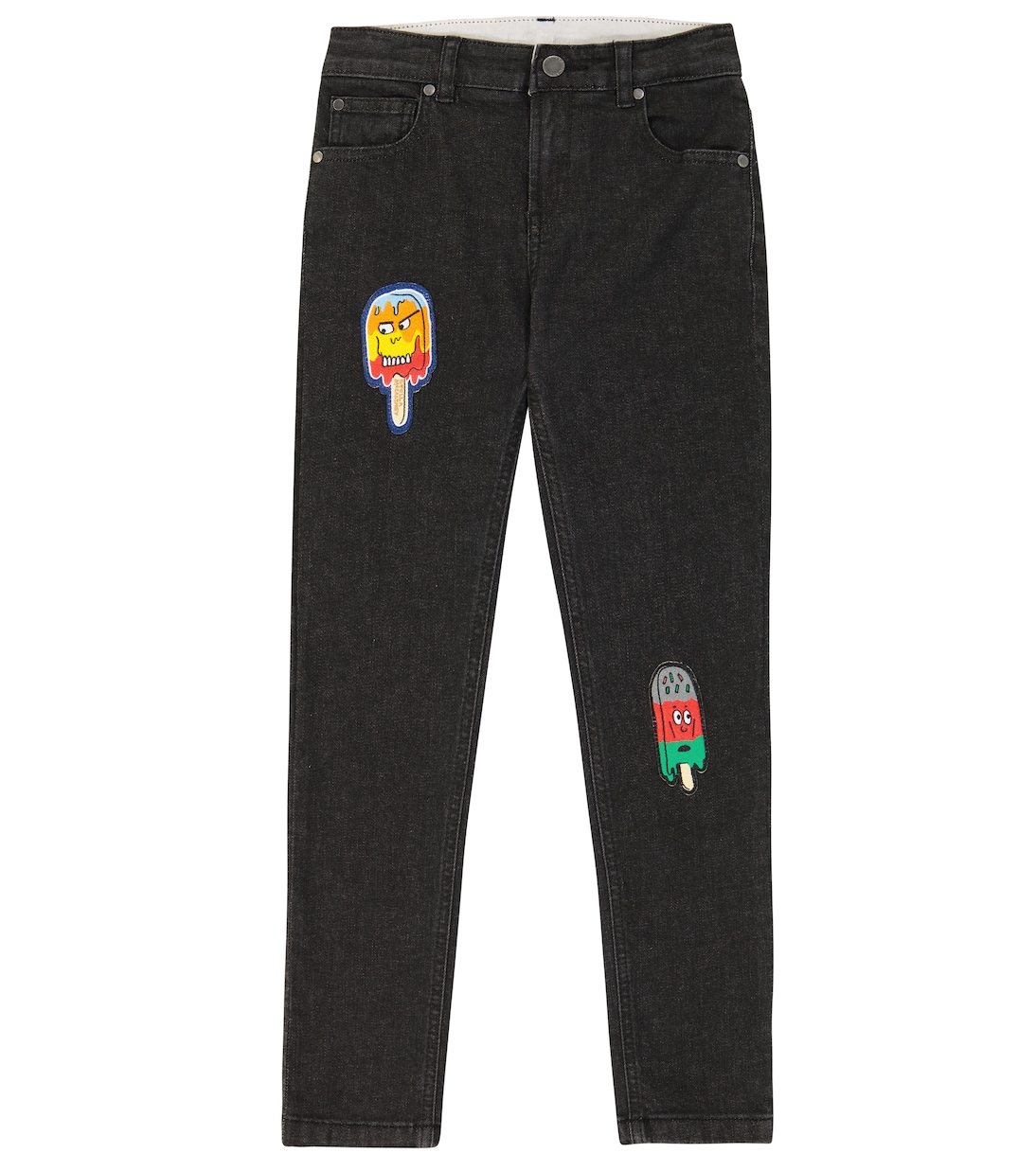 Ice cream-appliquéd jeans | Stella McCartney Kids