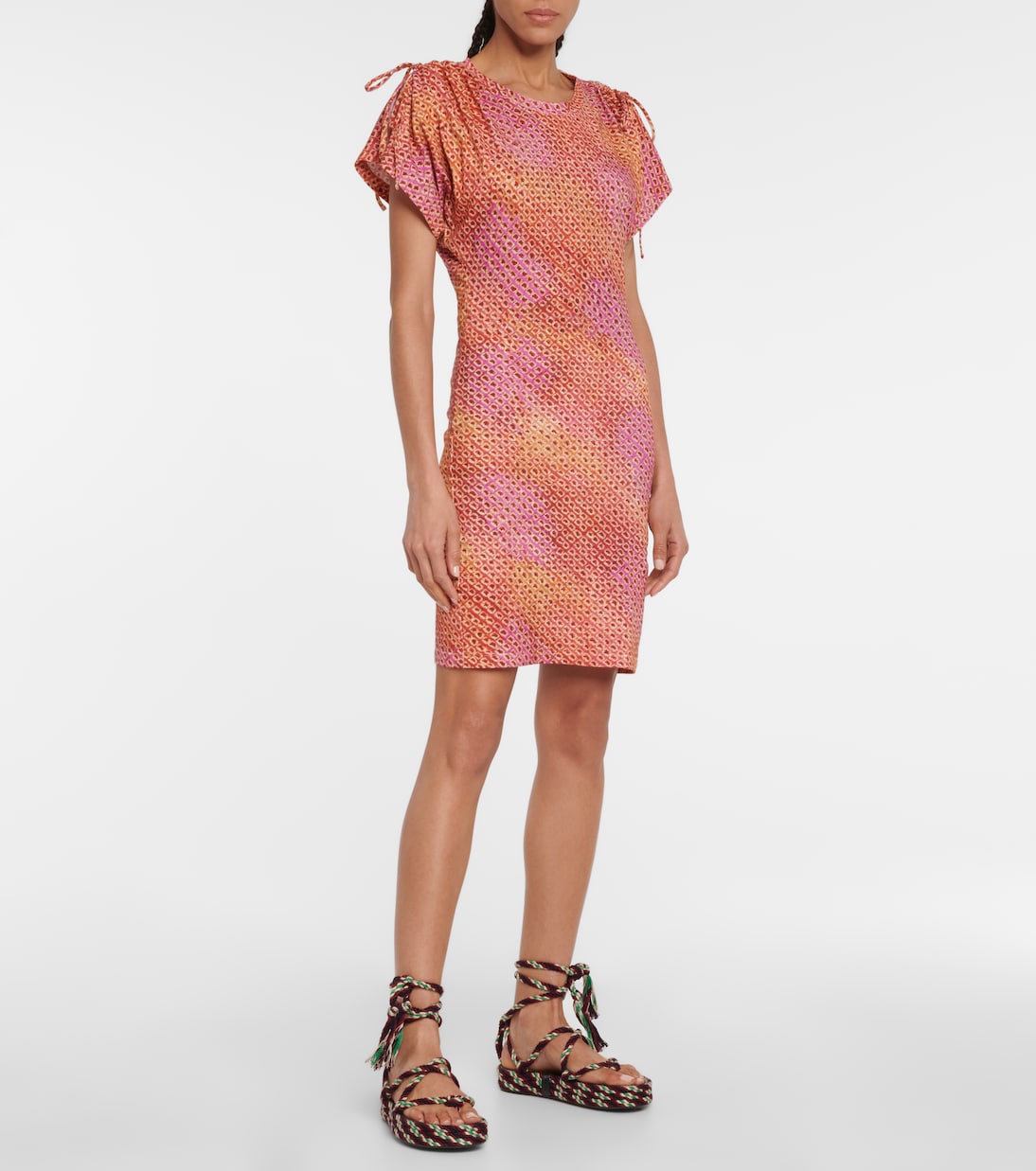 Robe Zarko imprimée en coton | Isabel Marant