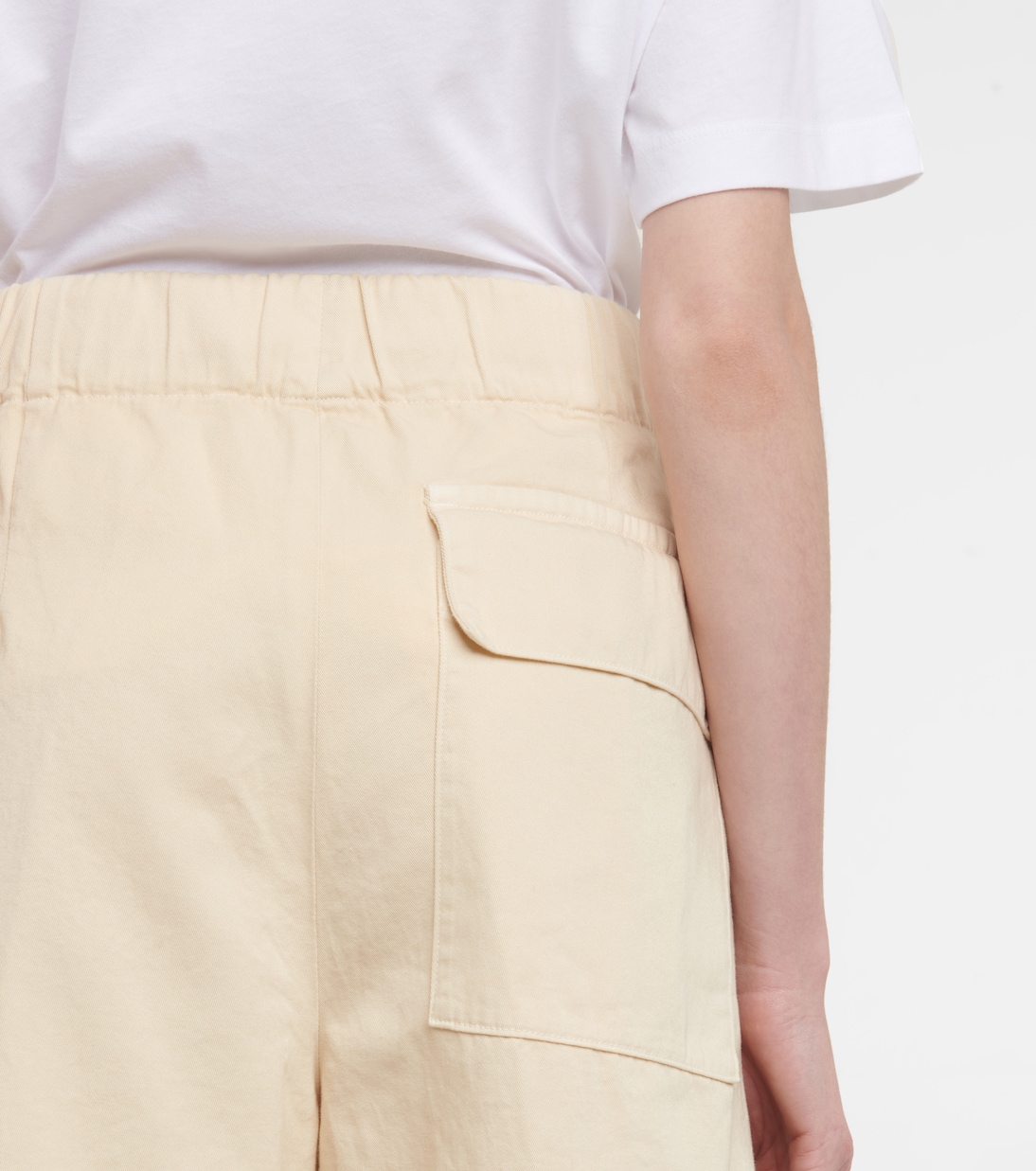 Pantalon ample à taille haute en coton | Dries Van Noten