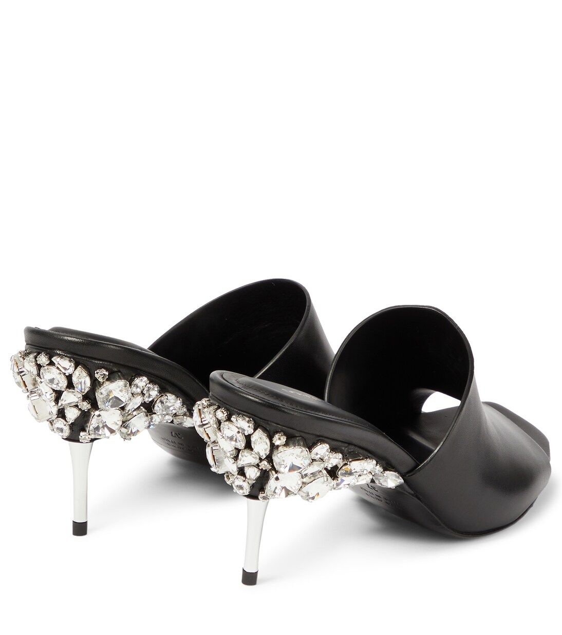 Verzierte Pantoletten aus Leder | Peter Do