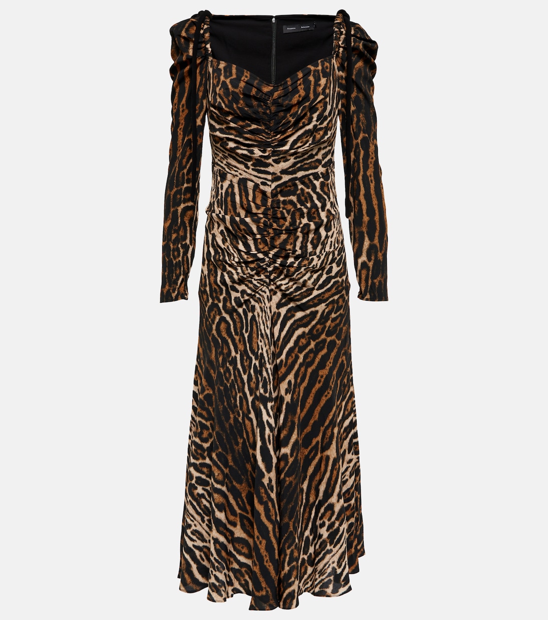 Robe midi à motif léopard | Proenza Schouler