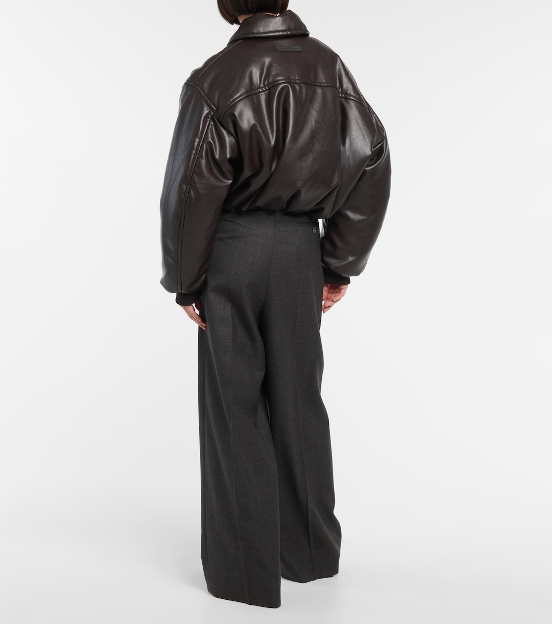 Padded coated jersey bomber jacket | Acne Studios