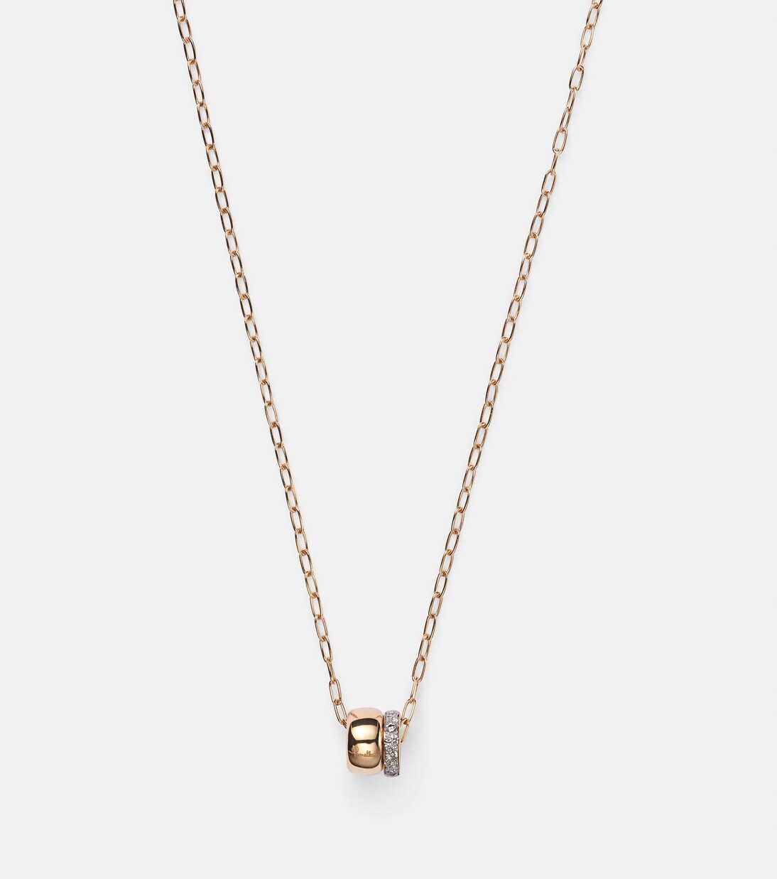 Iconica 18kt gold necklace with diamonds | Pomellato